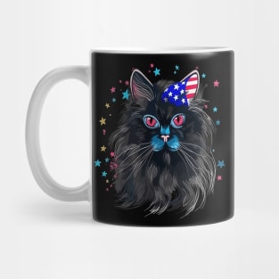 Patriotic Persian Cat Mug